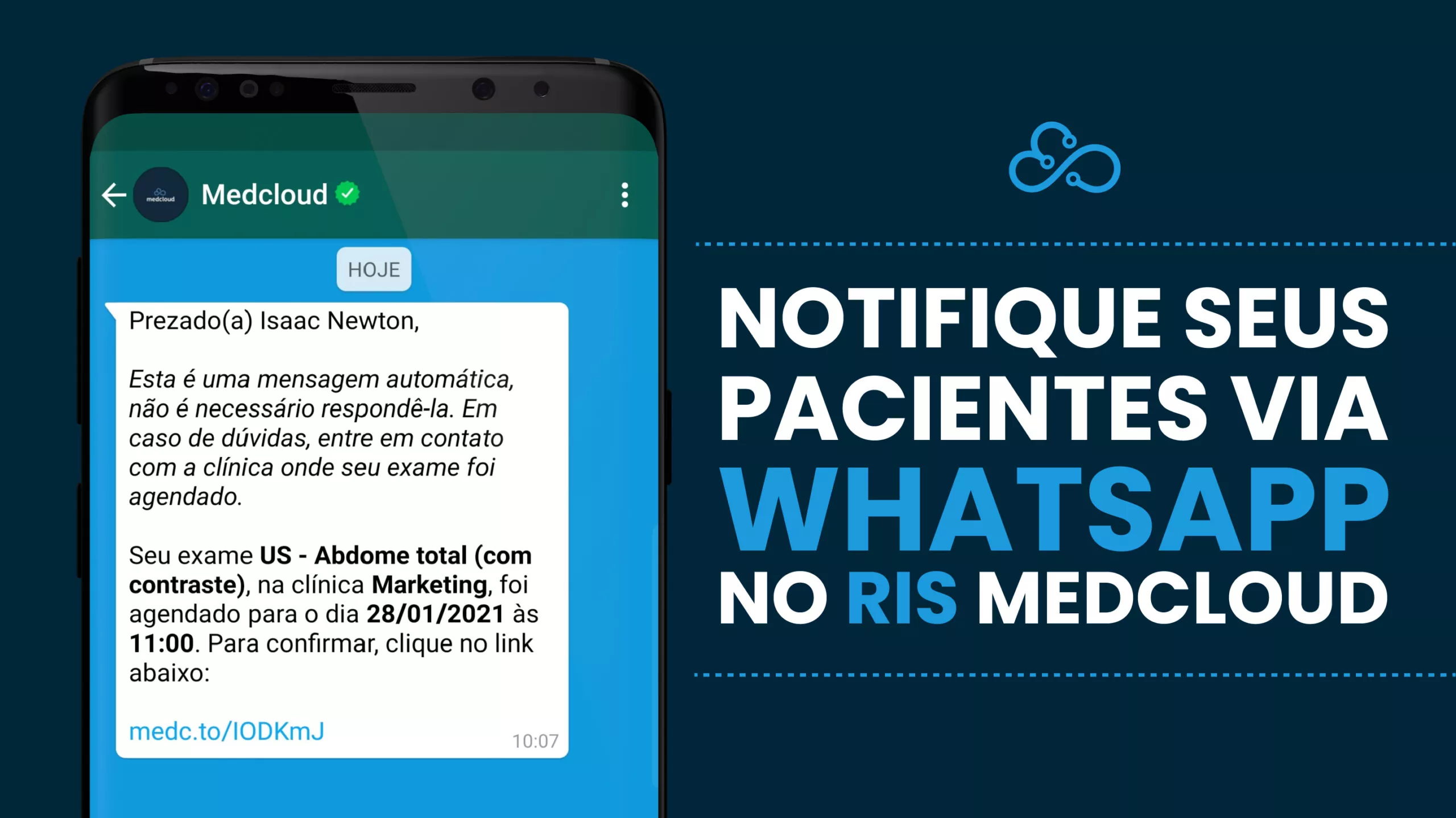 Enviamos lembretes automáticos via Whatsapp para confirmar consultas dos  pacientes. Sua rotina fica bem mais simples com a gente! Com a  integração, By App Health